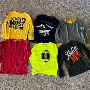 Kids Graphic Long Sleeve Shirts - Assorted Colors